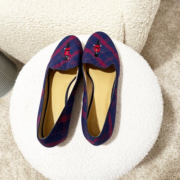 Talbots Tartan British Palace Guard Ryan Loafers 9 - Picture 4 of 7